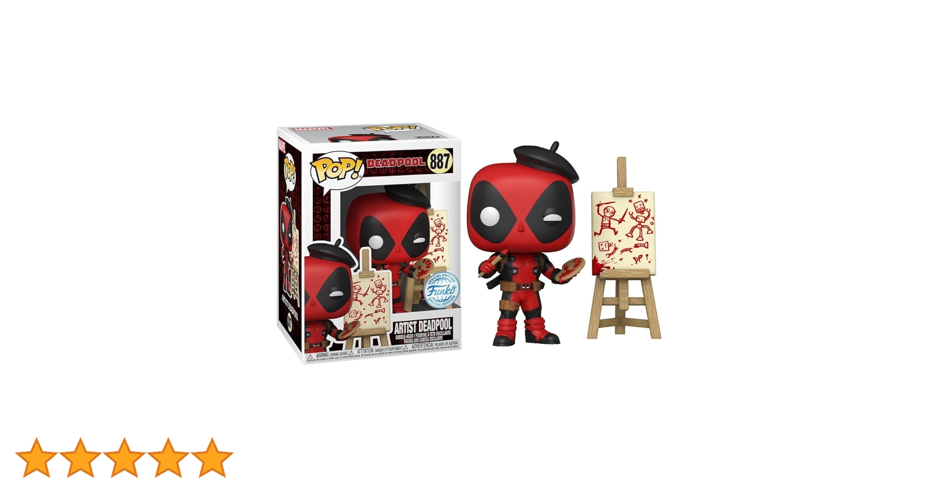 Funko Pop! Marvel: Deadpool Artist Only at GameStop : Amazon